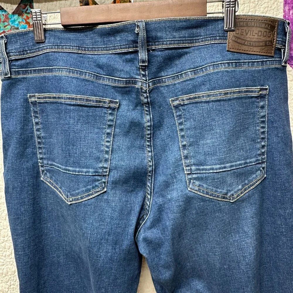 Devil Dog Boot Cut Jeans Men's Size 38-30 - Picture 2 of 4